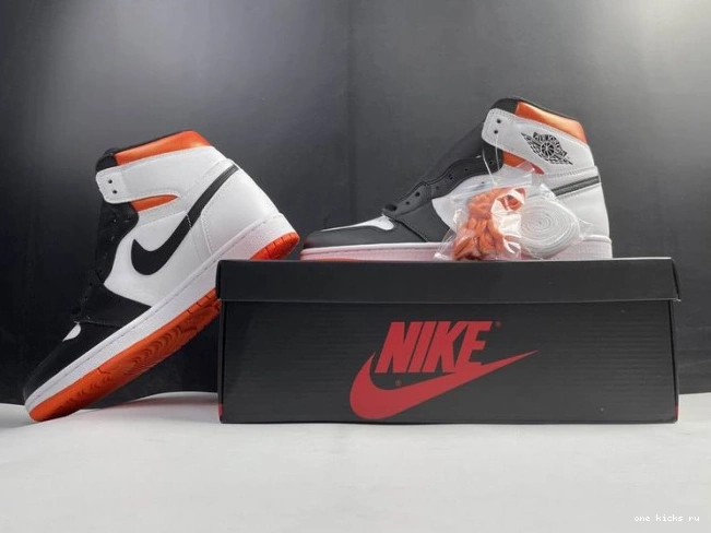 Rep Onekick Jordan 1 Retro High Orange Electro 555088-180 Air 0815